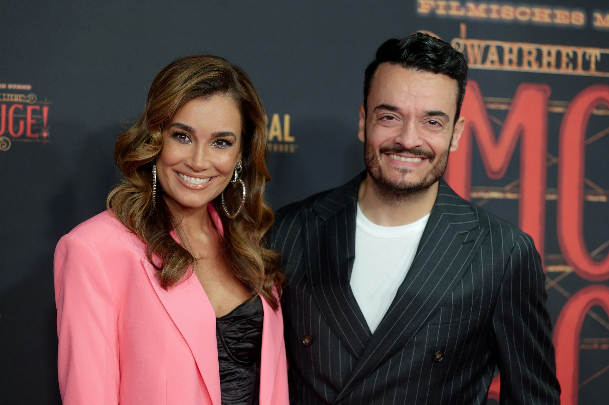 Giovanni Zarrella und Jana Ina Zarrella kommen zur Deutschlandpremiere des Musicals „Moulin Rouge“.