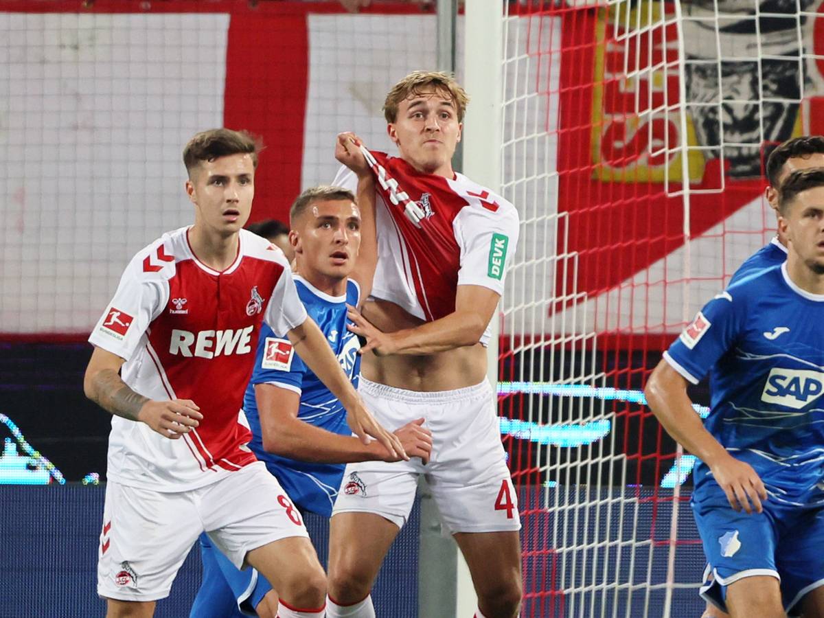 Timo Hübers spielt für den 1. FC Köln gegen die TSG Hoffenheim.