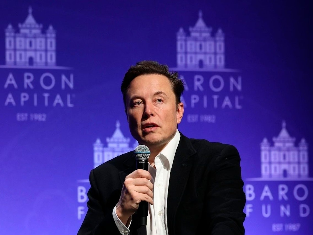 Elon Musk, neuer Besitzer von Twitter, spricht auf der 29. jährlichen Baron Investment Conference.