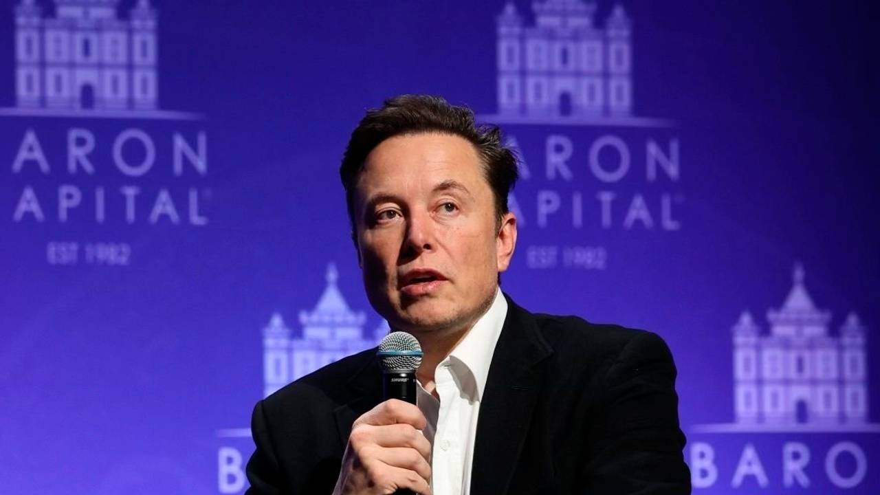 Elon Musk, neuer Besitzer von Twitter, spricht auf der 29. jährlichen Baron Investment Conference.