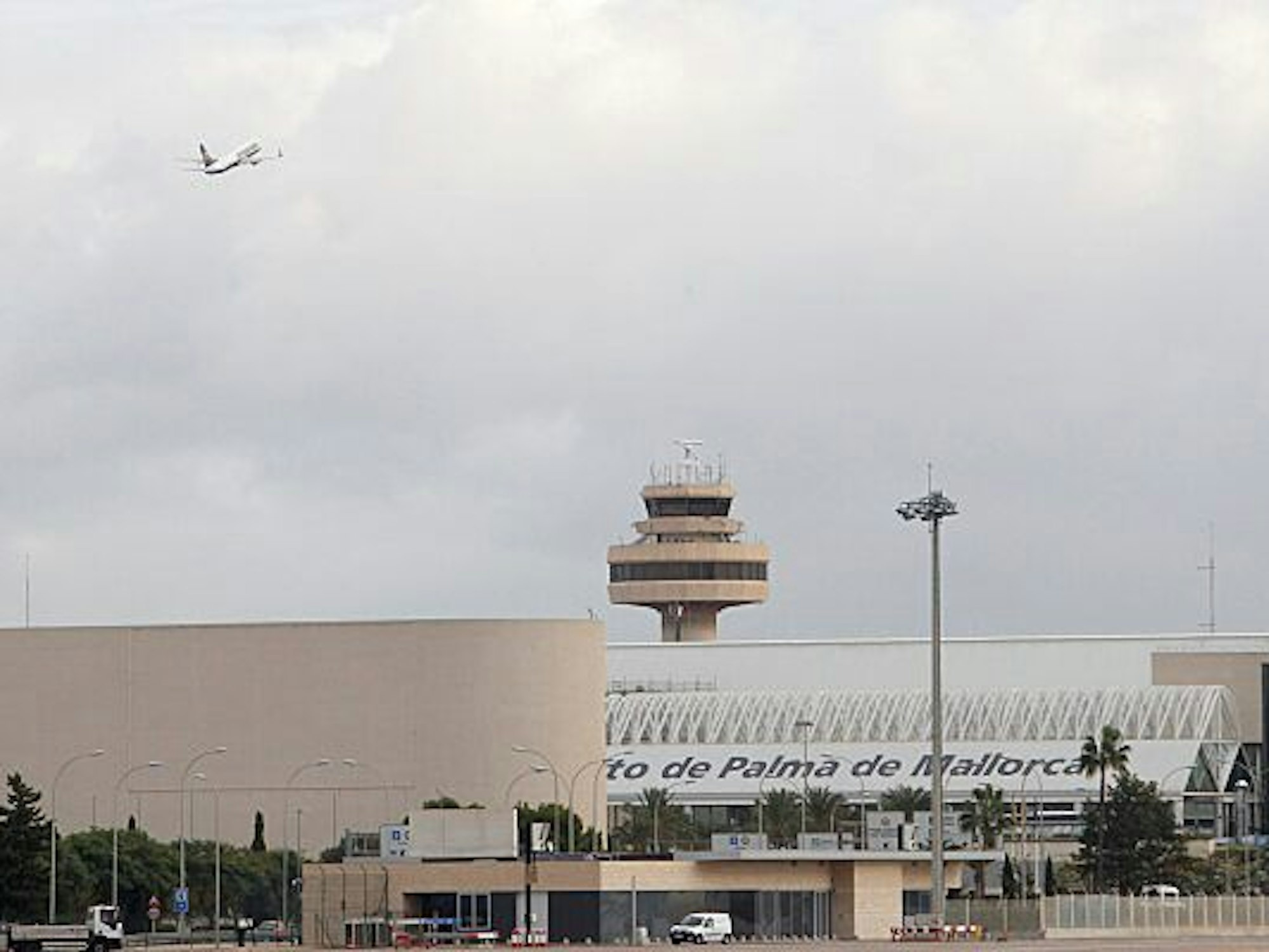 Der Flughafen auf Mallorca.