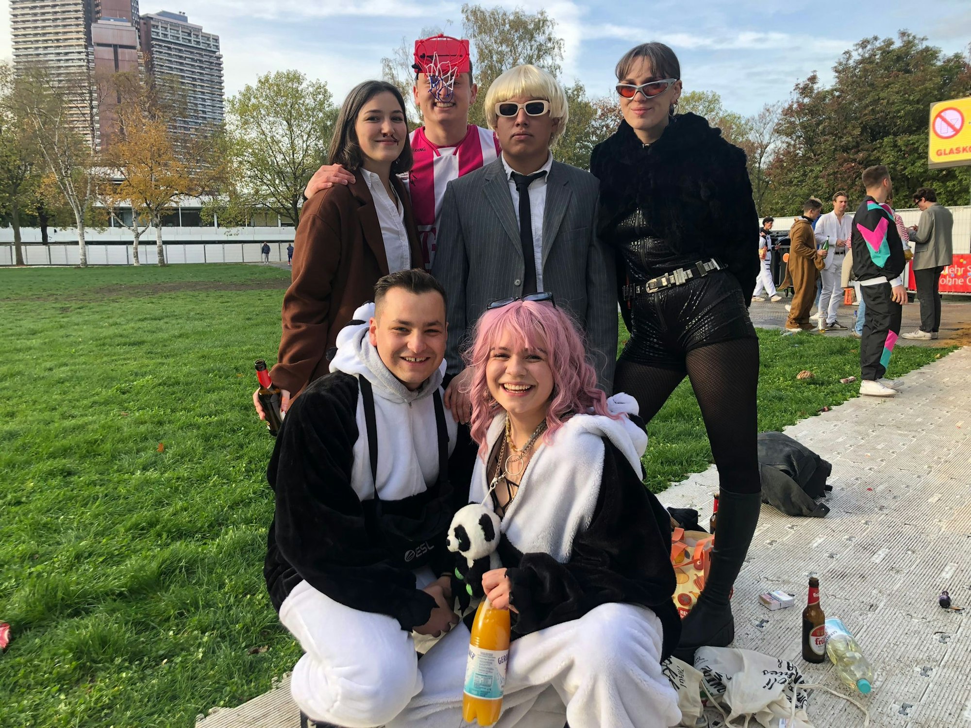 Studi-Gruppe aus Bonn beim 11.11. in Köln
