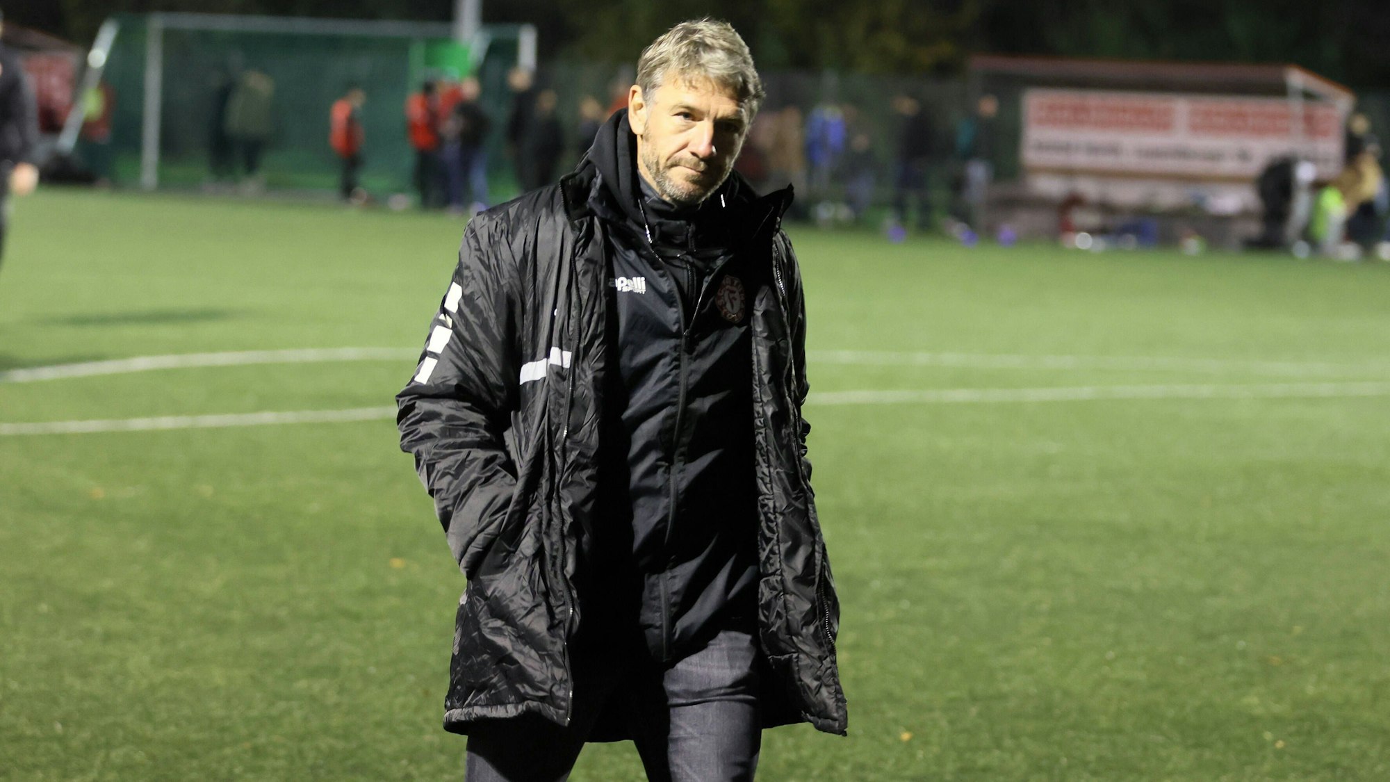 Trainer Markus von Ahlen Fortuna nach der Niederlage gegen Hürth.