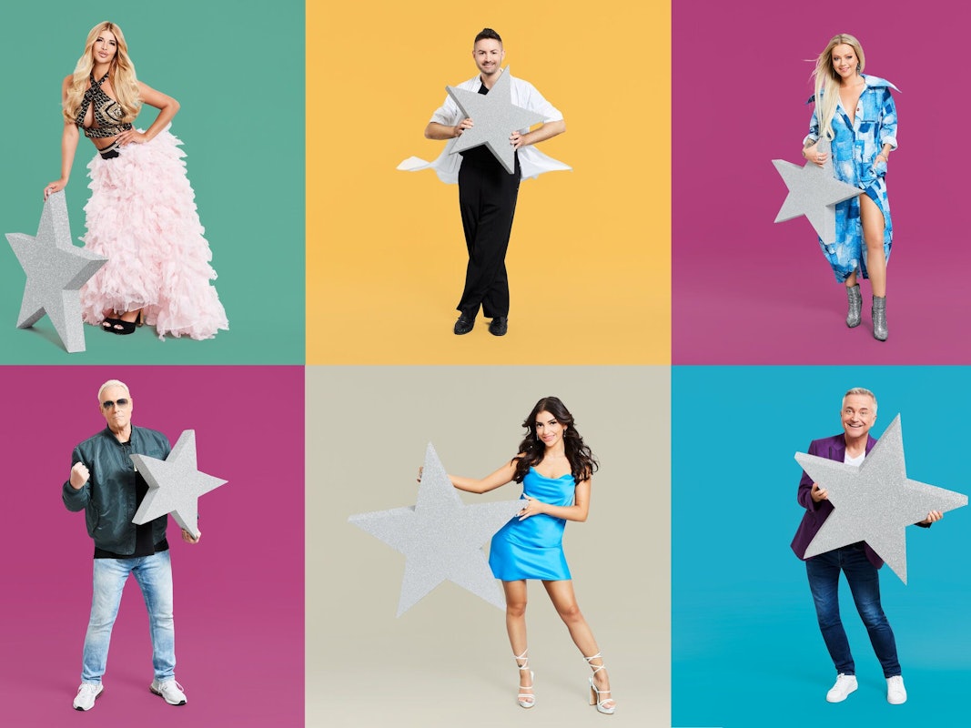 Sechs Bewohner und Bewohnerinnen von „Promi Big Brother“ 2022.