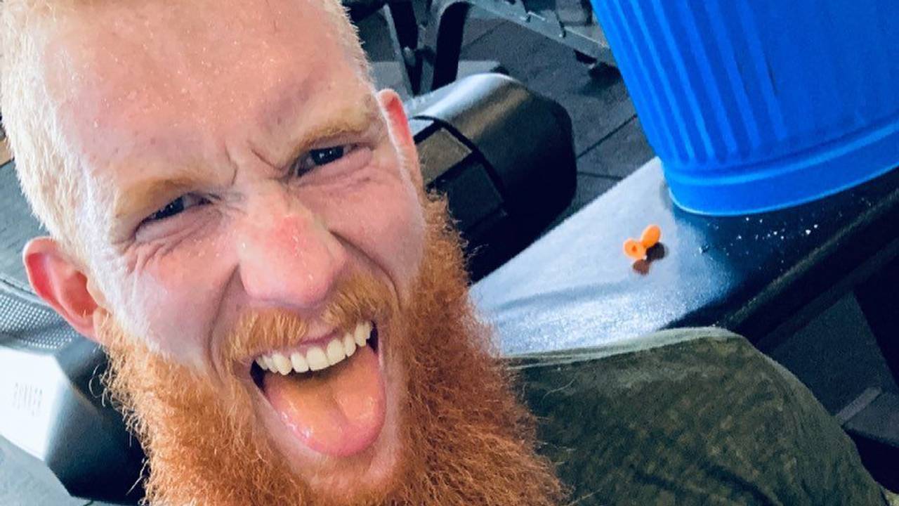 Marcel Lamée mit einem Selfie nach dem Training.