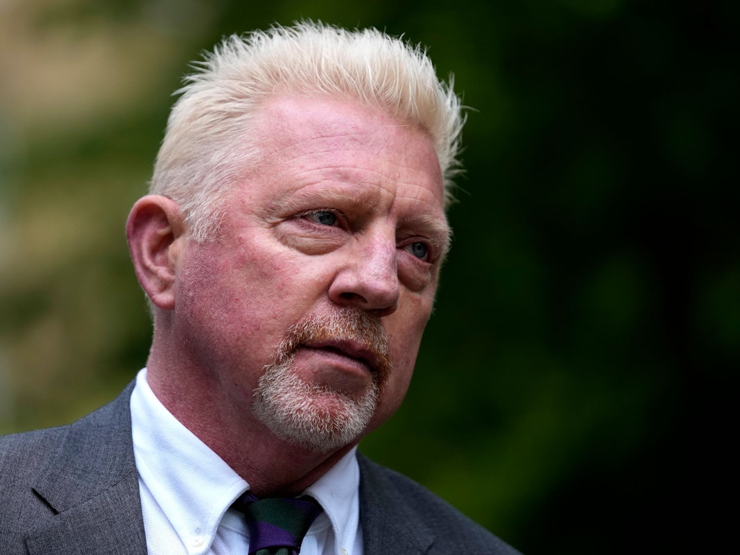 Boris Becker, ehemaliger Tennis-Profi aus Deutschland, kommt zum Southwark Crown Court.