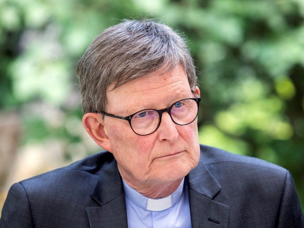 Kardinal Rainer Maria Woelki bei einem Interview