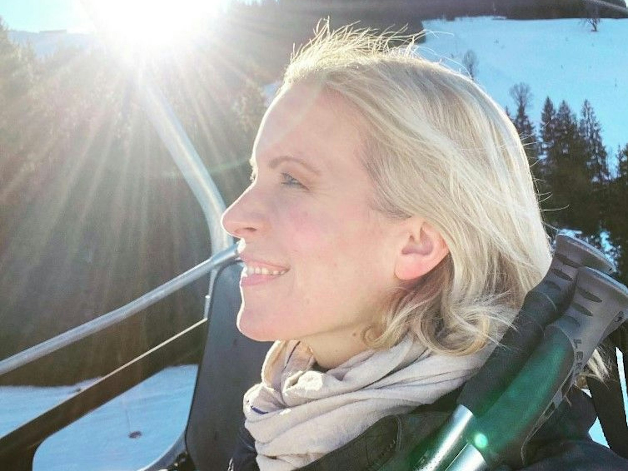 Ina Dietz, hier auf einem Instagram-Selfie vom Februar 2020, ist beim Frühtsücksfernsehen für die News zuständig.