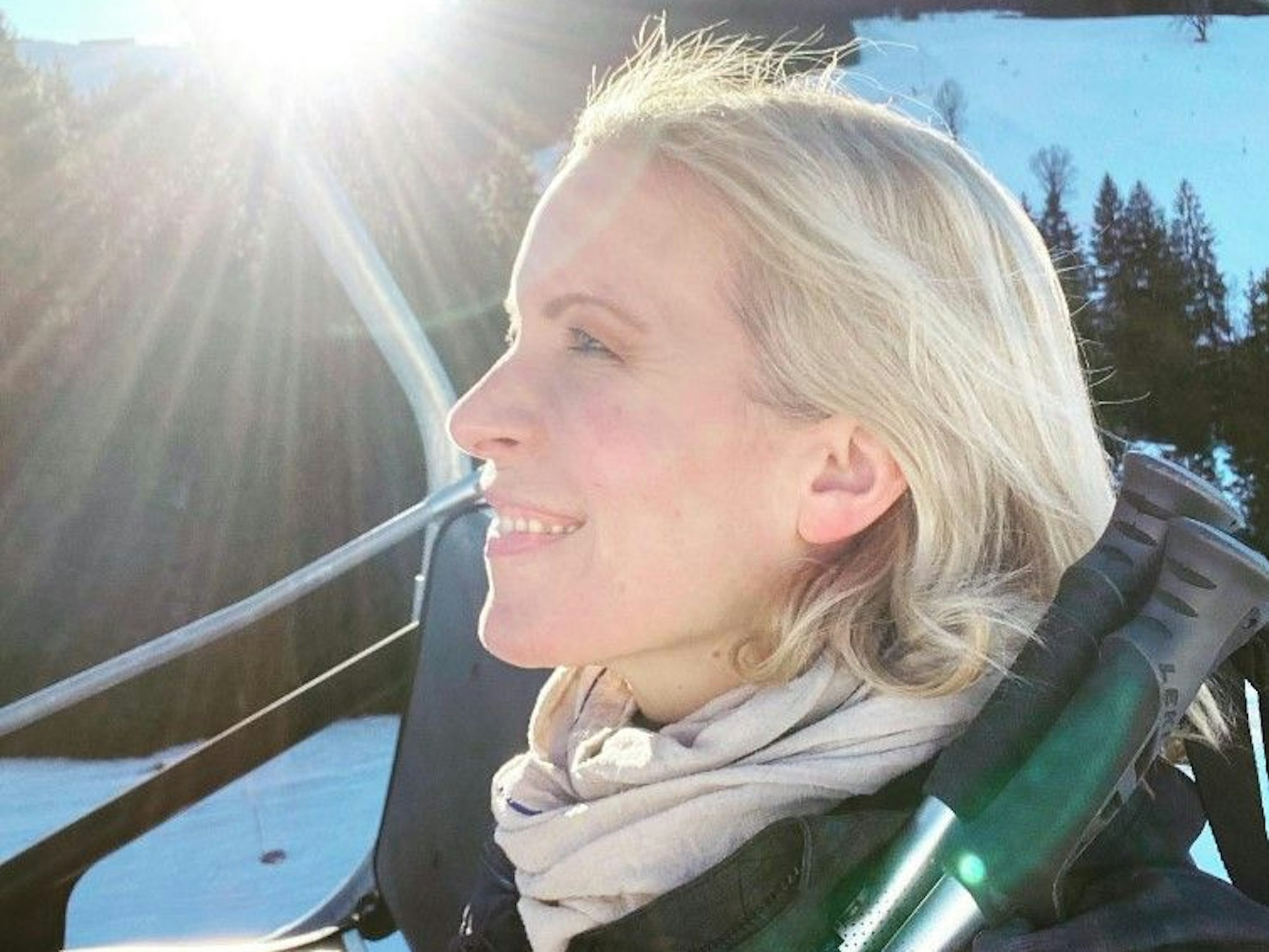 Ina Dietz, hier auf einem Instagram-Selfie vom Februar 2020, ist beim Frühtsücksfernsehen für die News zuständig.