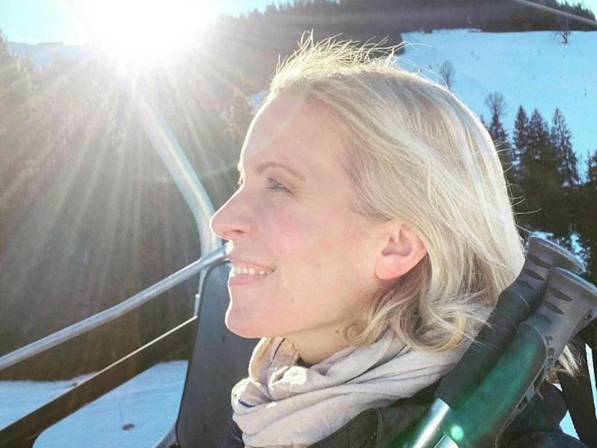 Ina Dietz, hier auf einem Instagram-Selfie vom Februar 2020, ist beim Frühtsücksfernsehen für die News zuständig.