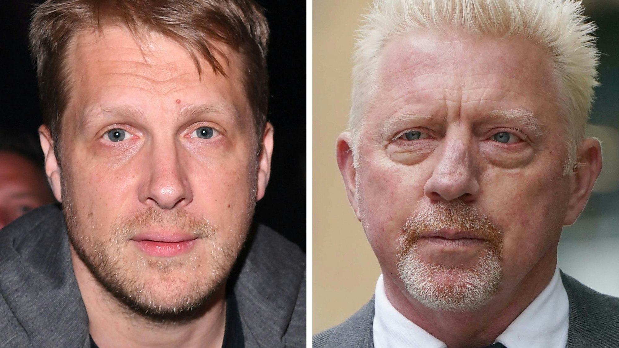 Oliver Pocher, Comedian und Boris Becker, ehemaliger Tennis-Profi.