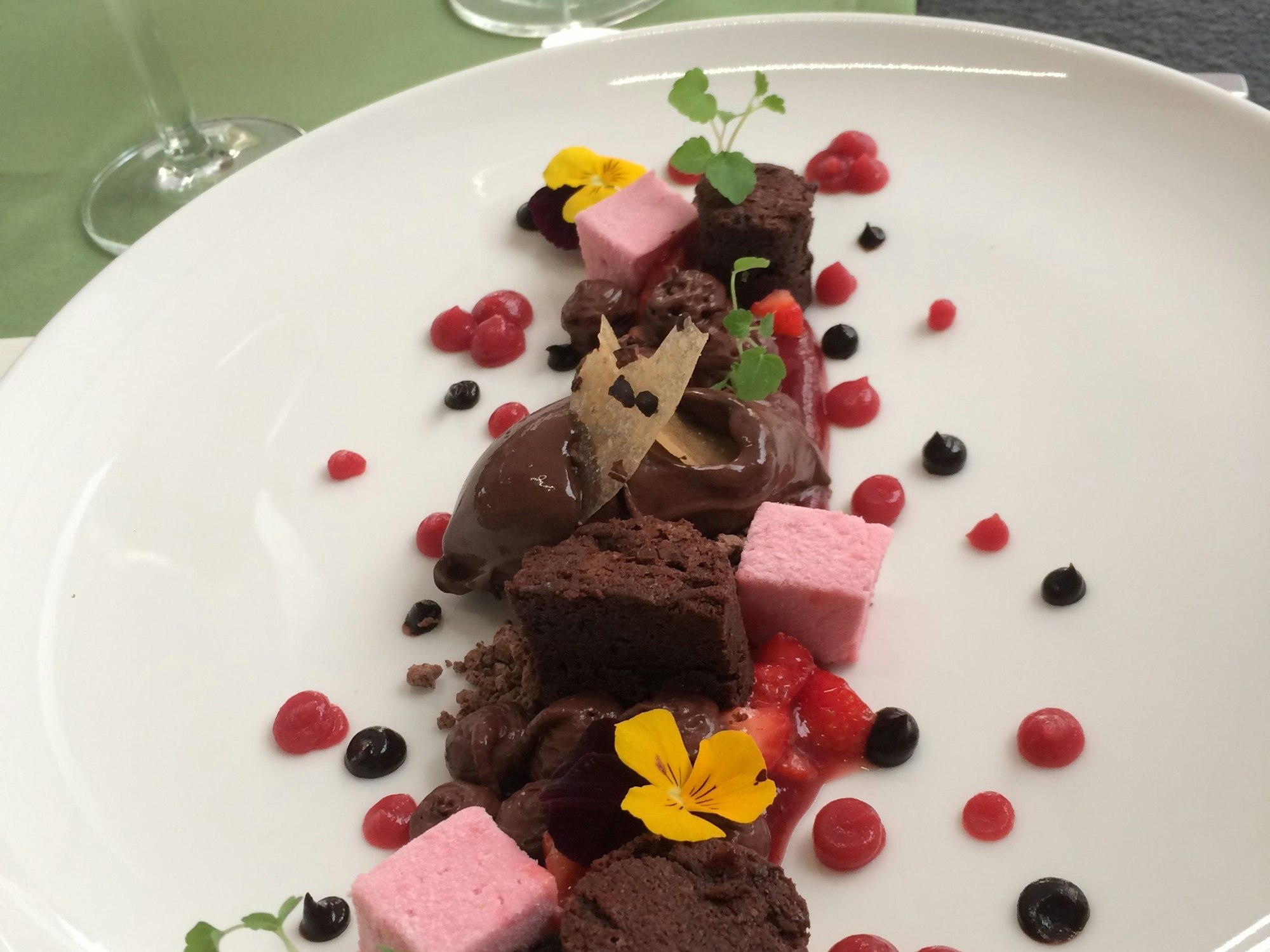 Dessert von Walter Curman aus dem Culinarium in Nittel an der Mosel