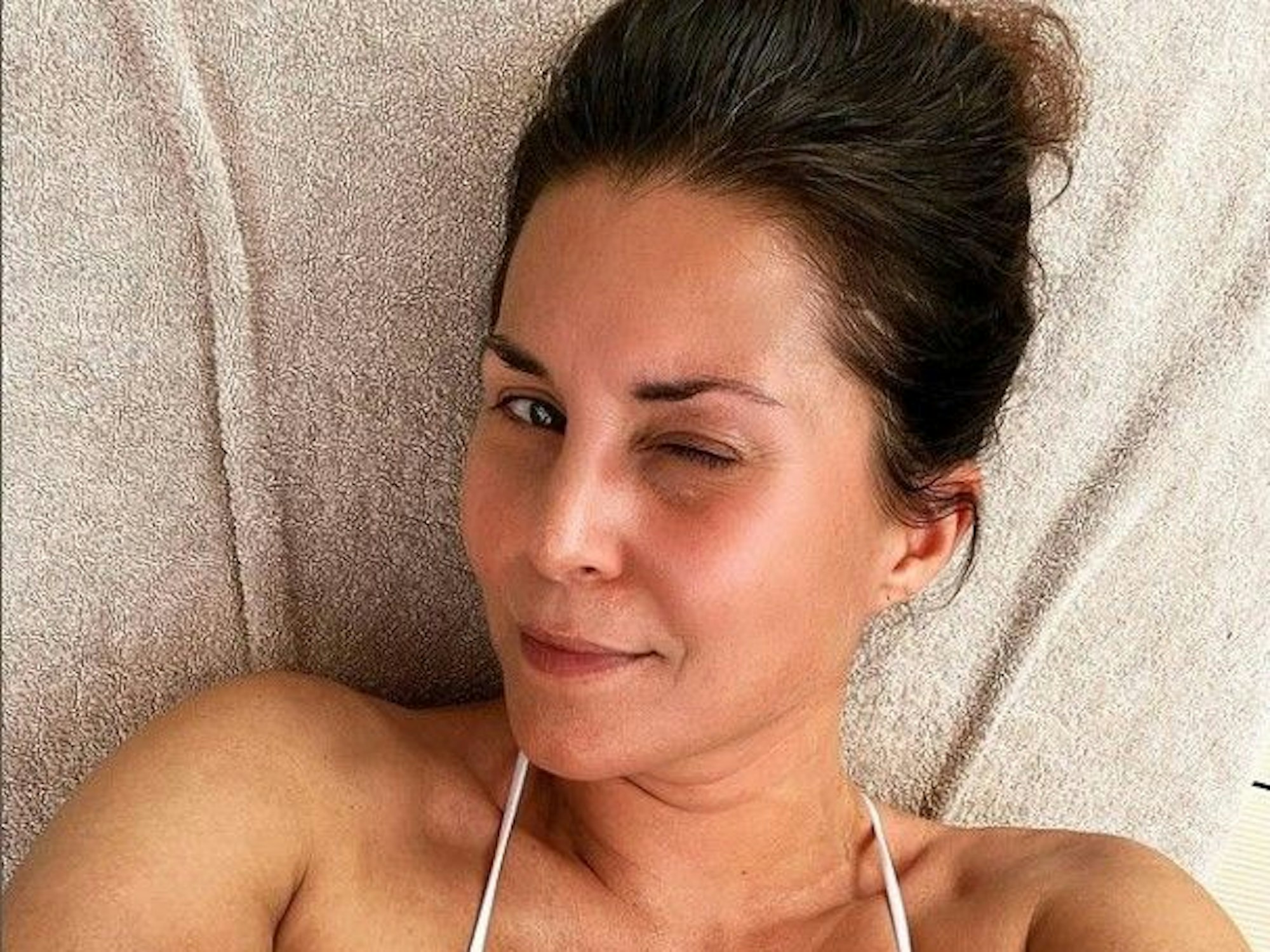 Vanessa Blumhagen, hier auf einem ihrer zahlreichen Instagram-Selfies am 19. Juni.