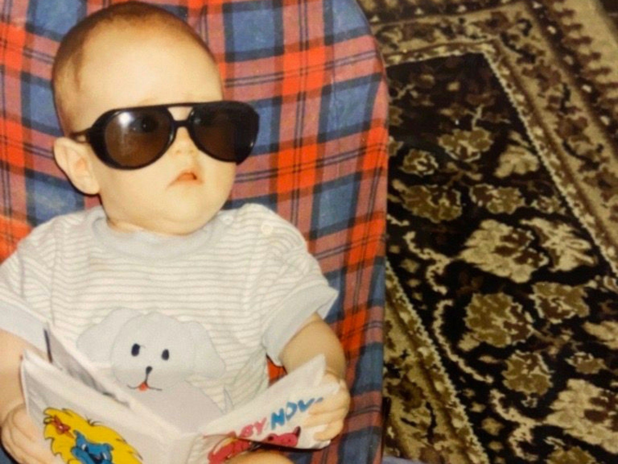 Alexandra Miebach auf einem Kinderfoto von 1994