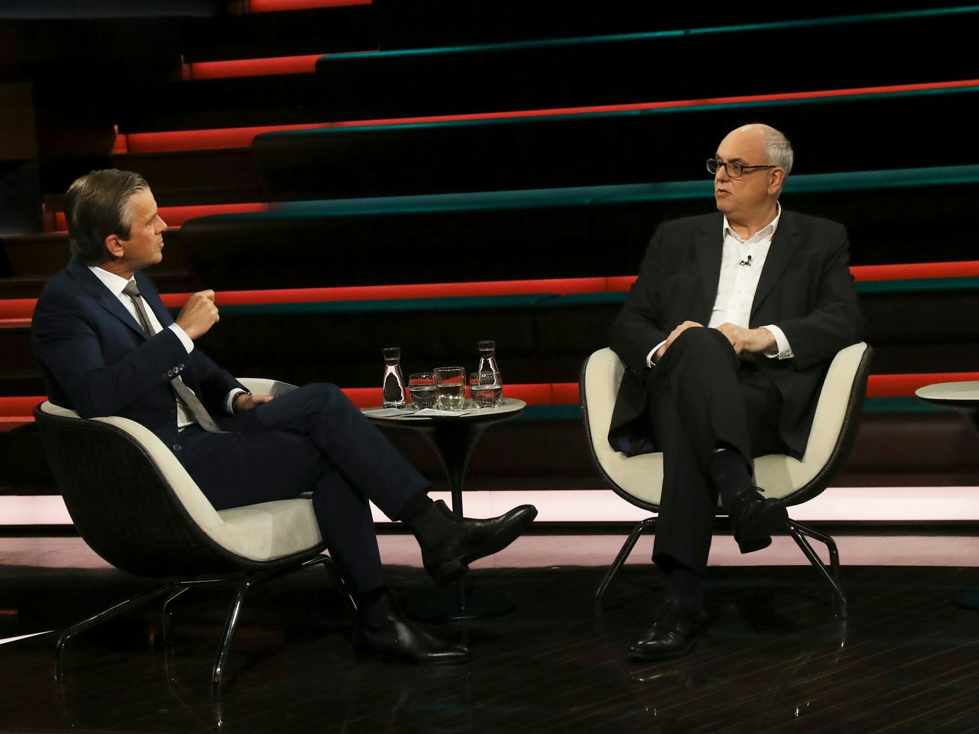 Von links: Markus Lanz, Dr. Andreas Bovenschulte