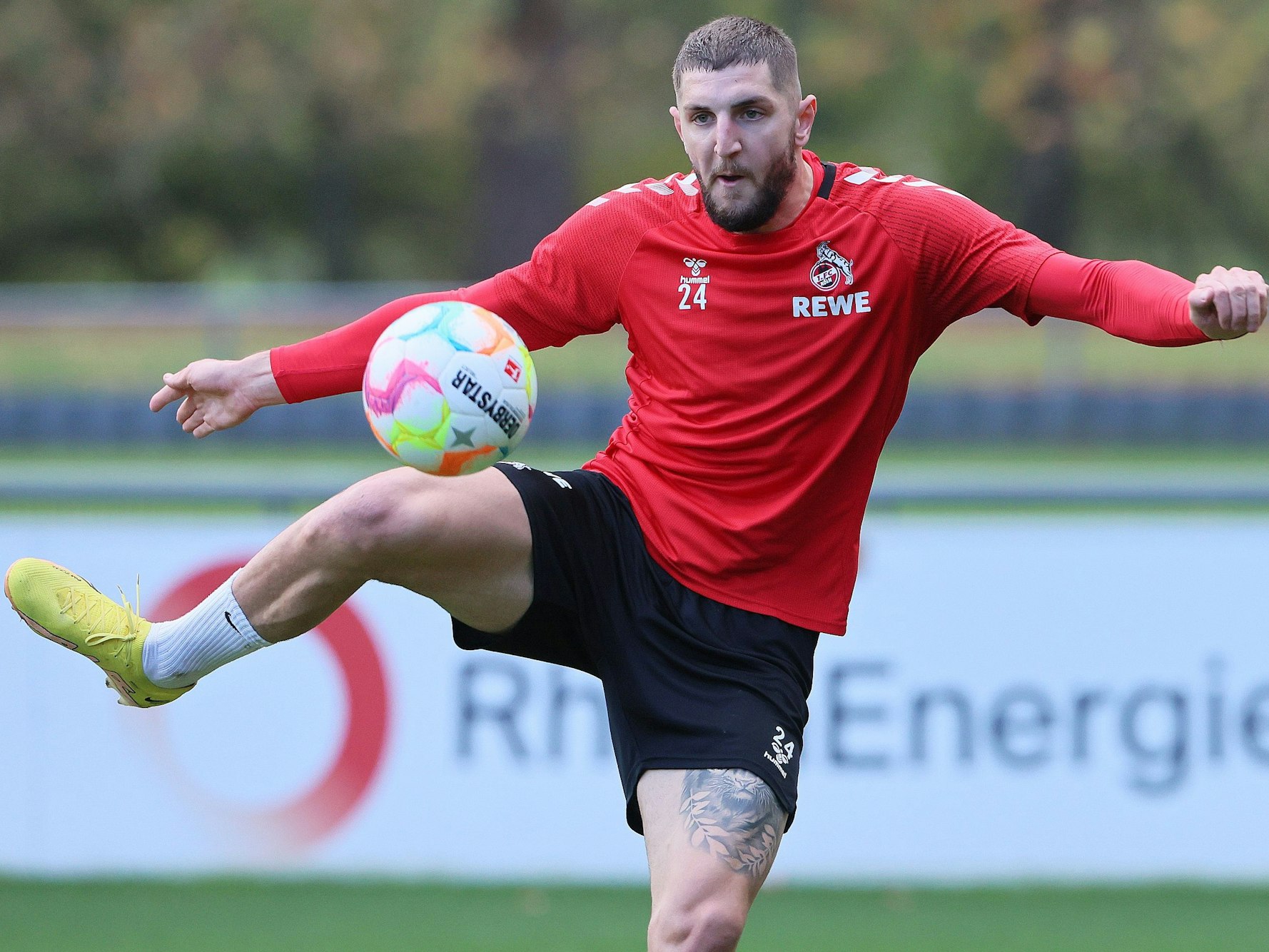 Jeff Chabot im Training des 1. FC Köln.