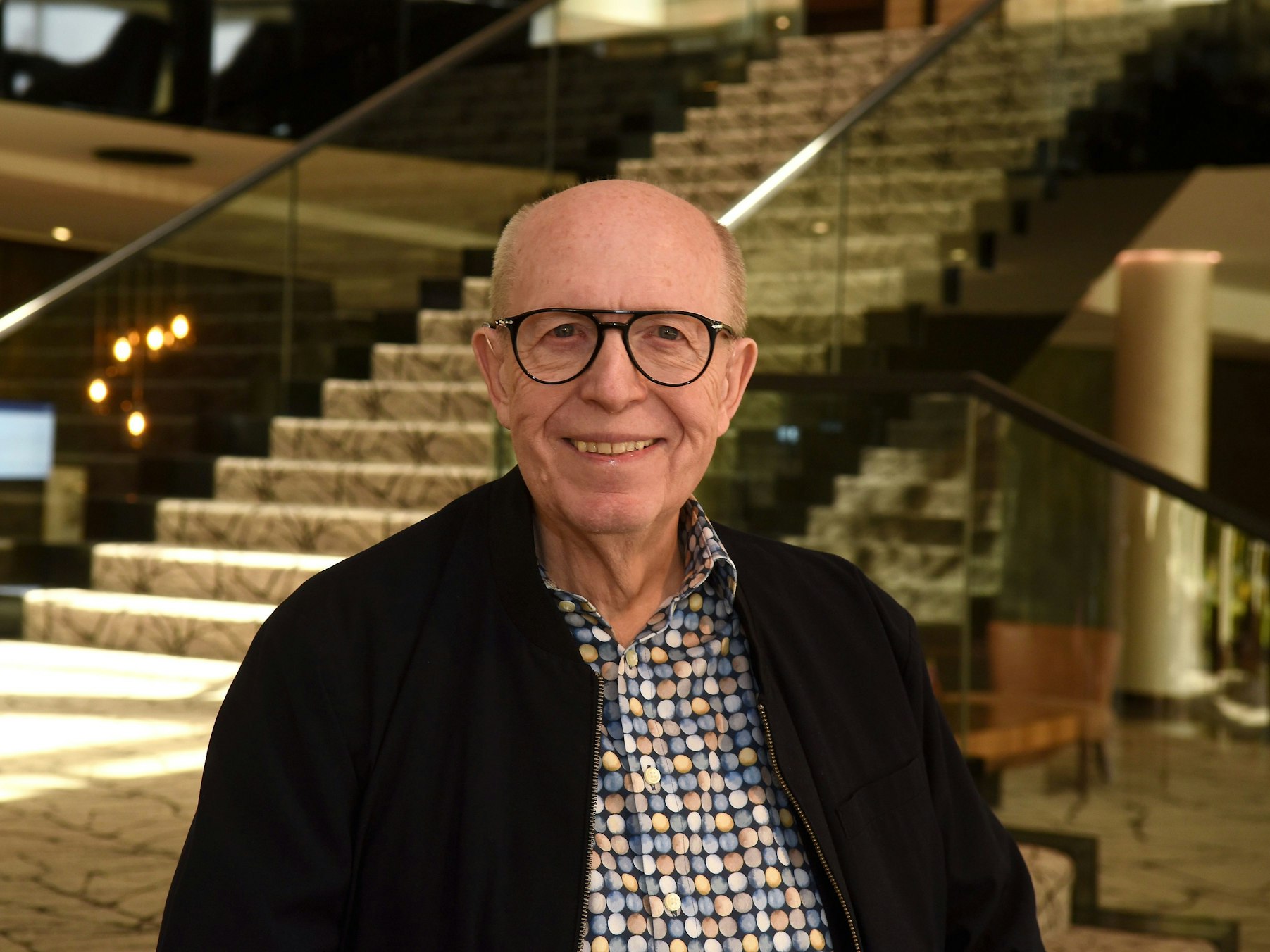 Talk mit Reiner Calmund in einem Hotel.