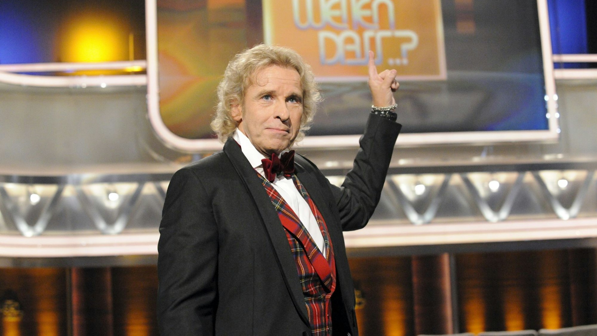 Thomas Gottschalk als „Wetten, dass ..?“-Moderator.