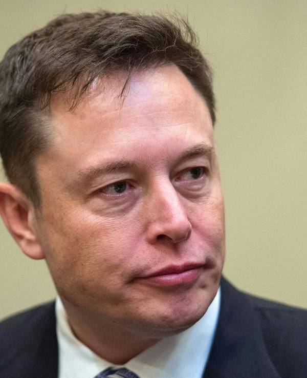 Fotomontage von Elon Musk und Donald Trump