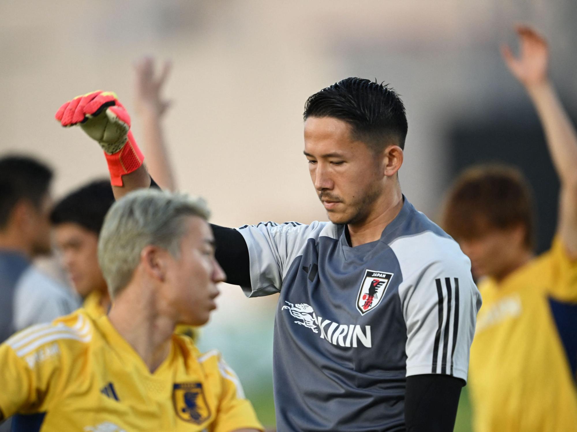 Japans Torhüter Daniel Schmidt während der WM-Vorbereitung in Katar.