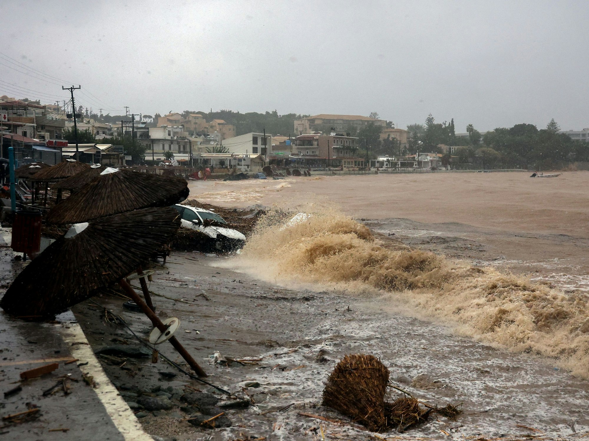 Erst im Oktober 2022 wurde die griechische Insel von einem schweren Unwetter überrascht.