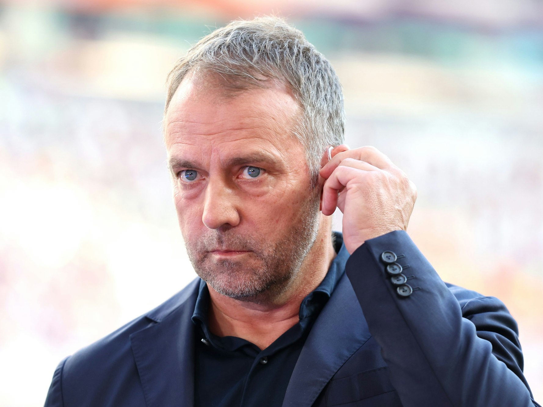 Hansi Flick vor dem ersten Spiel der WM.