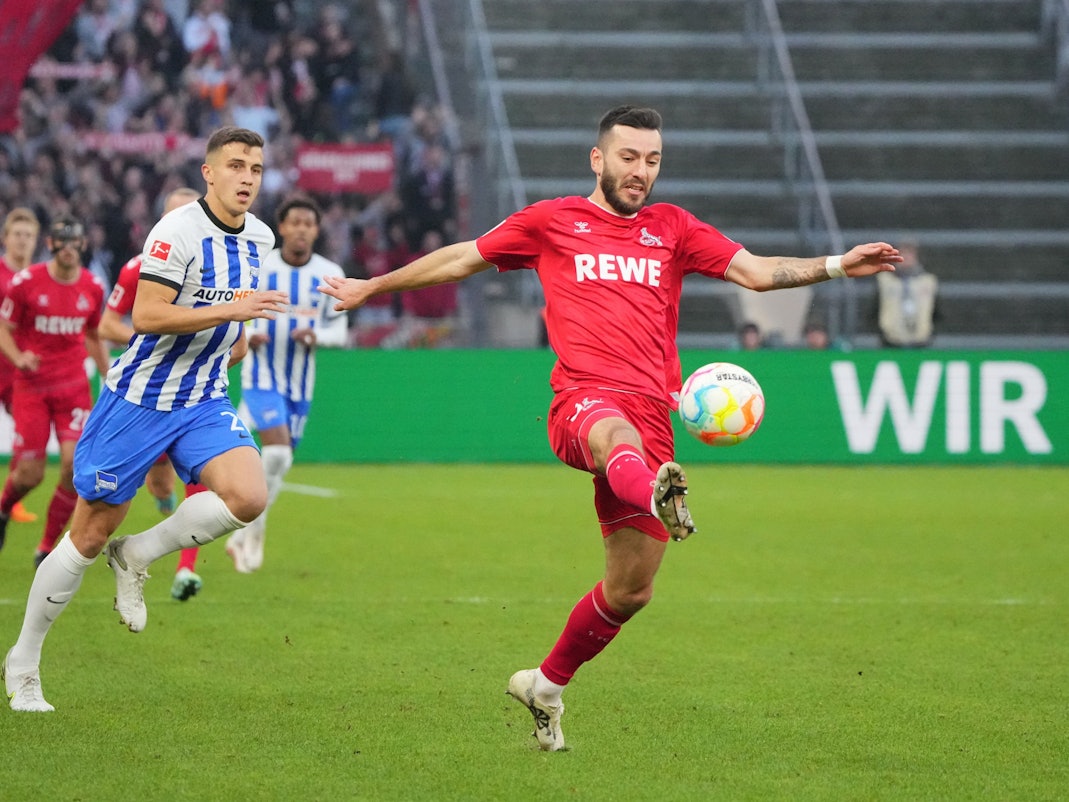Sargis Adamyan bei der Niederlage des 1. FC Köln bei Hertha BSC.
