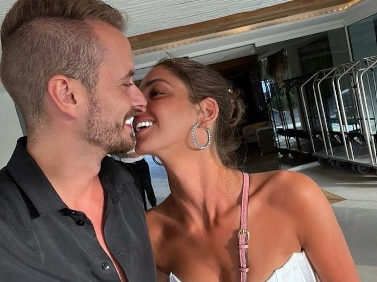 Julian Claßen und Tanja Makaric, hier auf einem Instagram-Selfie vom 27. Juli, sind über beide Ohren verliebt.