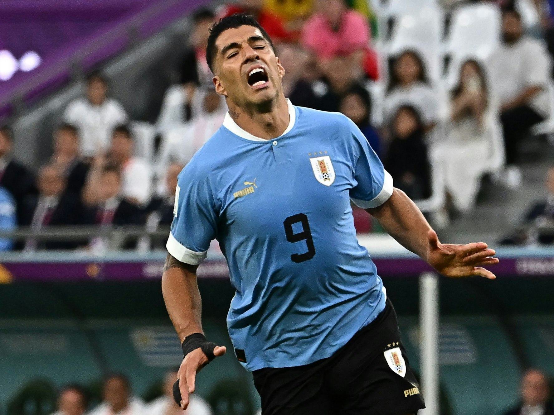 Uruguays Star-Angreifer Luis Suarez im WM-Gruppenspiel gegen Südkorea.
