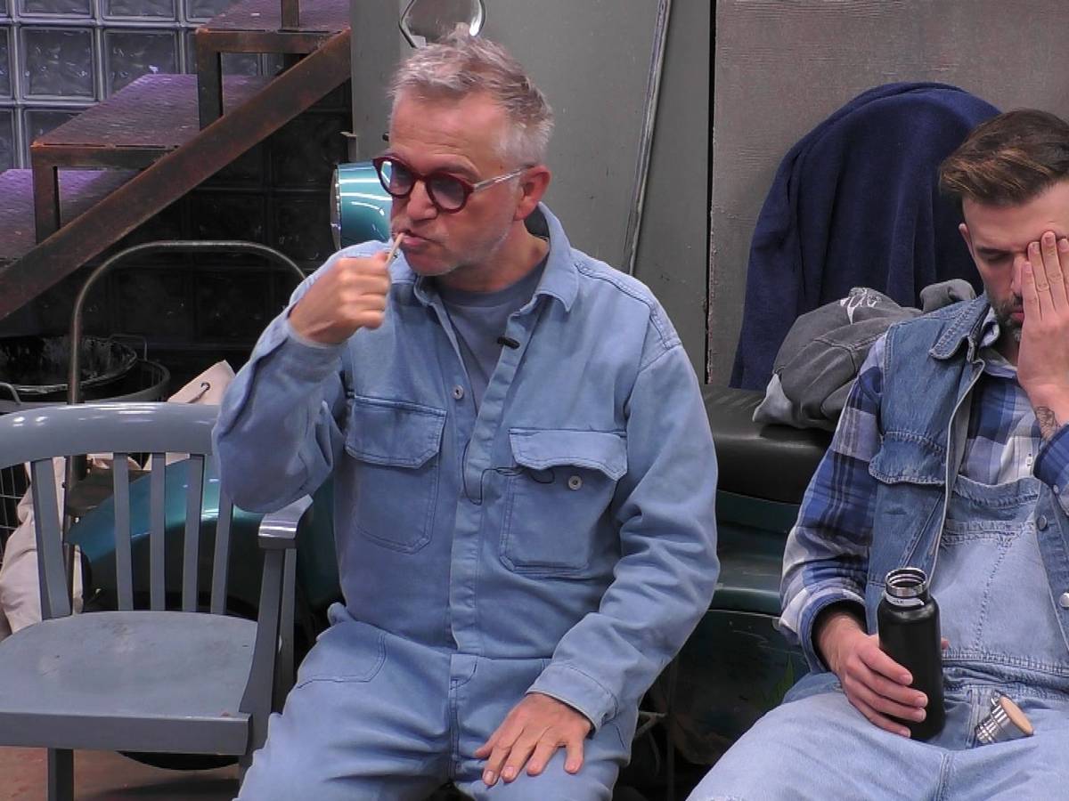 Jörg Knör (li.) und Jay Khan nach einer schlaflosen Nacht.