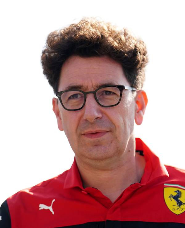 Ferrari-Teamchef Mattia Binotto beim Großen Preis von Italien in der Formel 1.