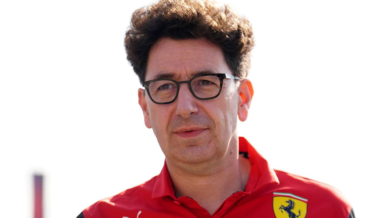 Ferrari-Teamchef Mattia Binotto beim Großen Preis von Italien in der Formel 1.