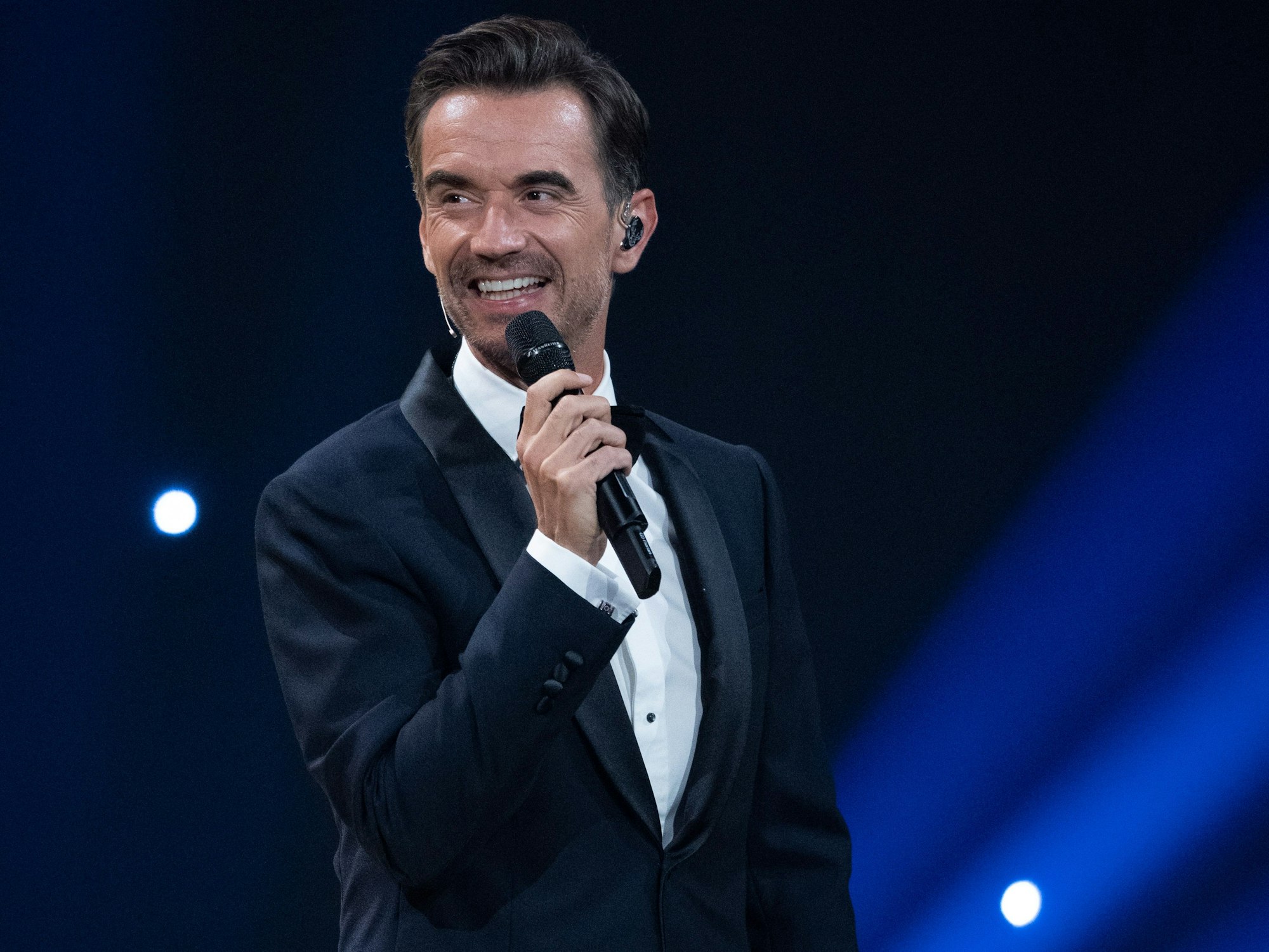 Moderator Florian Silbereisen führt durch die Verleihung des Medienpreises „Goldene Henne“ in Leipzig. Die Auszeichnung wird an Stars aus Musik, Sport und Showgeschäft vergeben. +++ dpa-Bildfunk +++