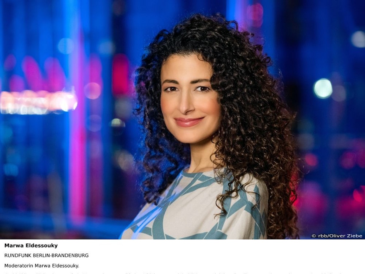RUNDFUNK BERLIN-BRANDENBURG
Moderatorin Marwa Eldessouky.
©