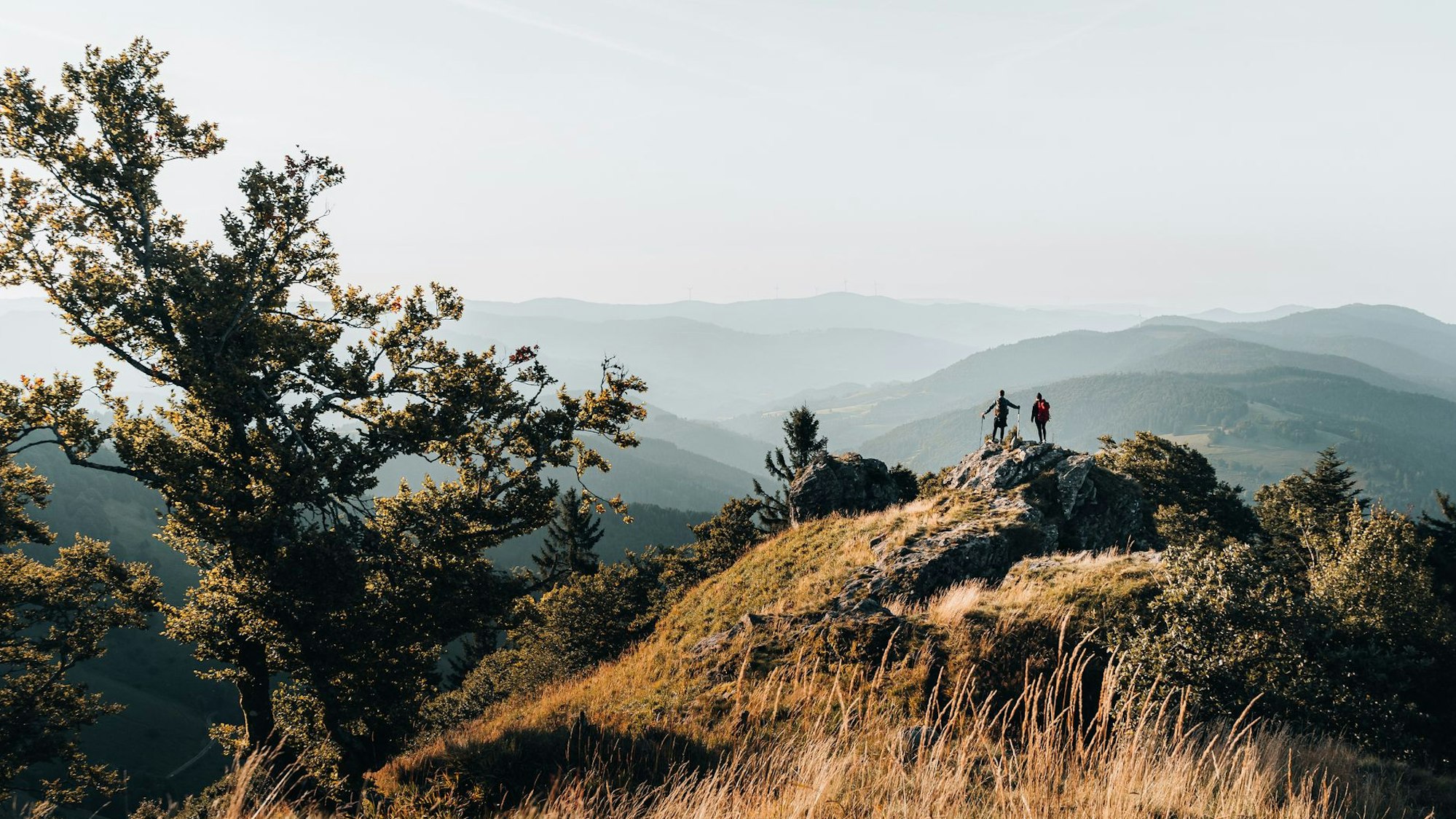 Über dem Schwarzwald genießt man einen fantastischen Ausblick.