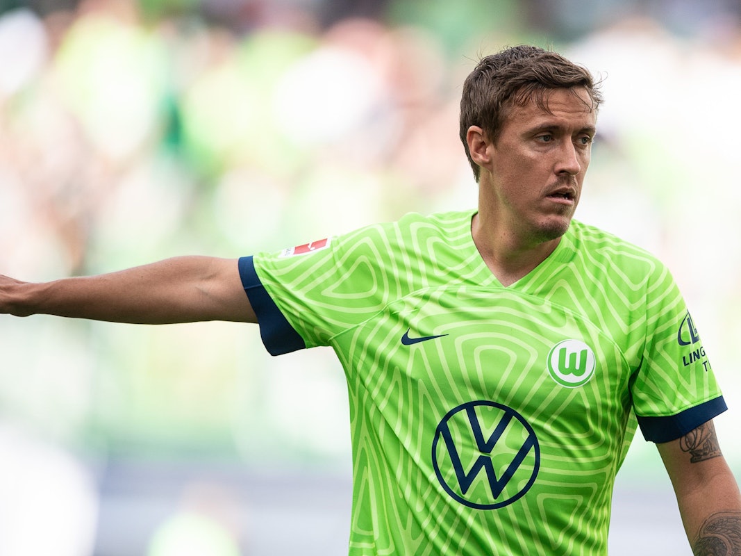 Max Kruse am 6. August 2022 im Trikot des VfL Wolfsburg.