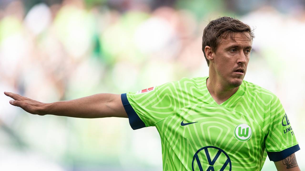 Max Kruse am 6. August 2022 im Trikot des VfL Wolfsburg.