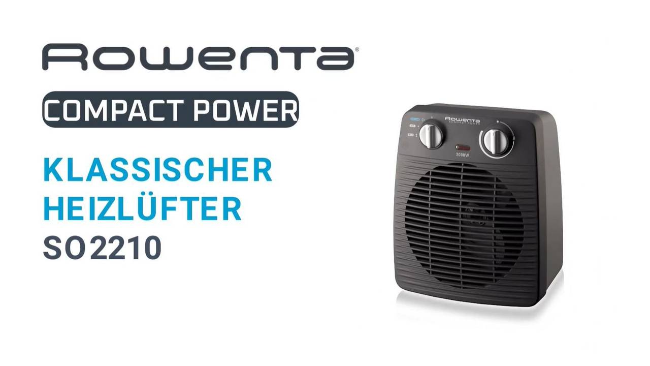 Der Rowenta SO2210 Compact Power Heizlüfter