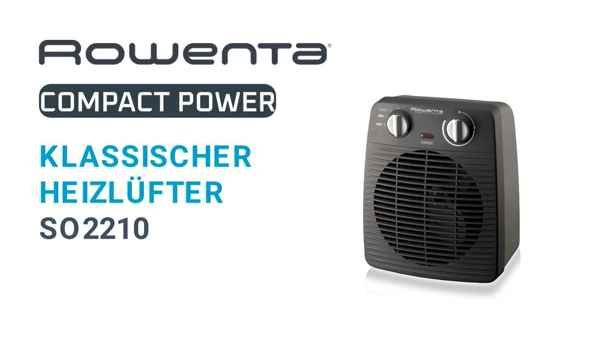 Der Rowenta SO2210 Compact Power Heizlüfter