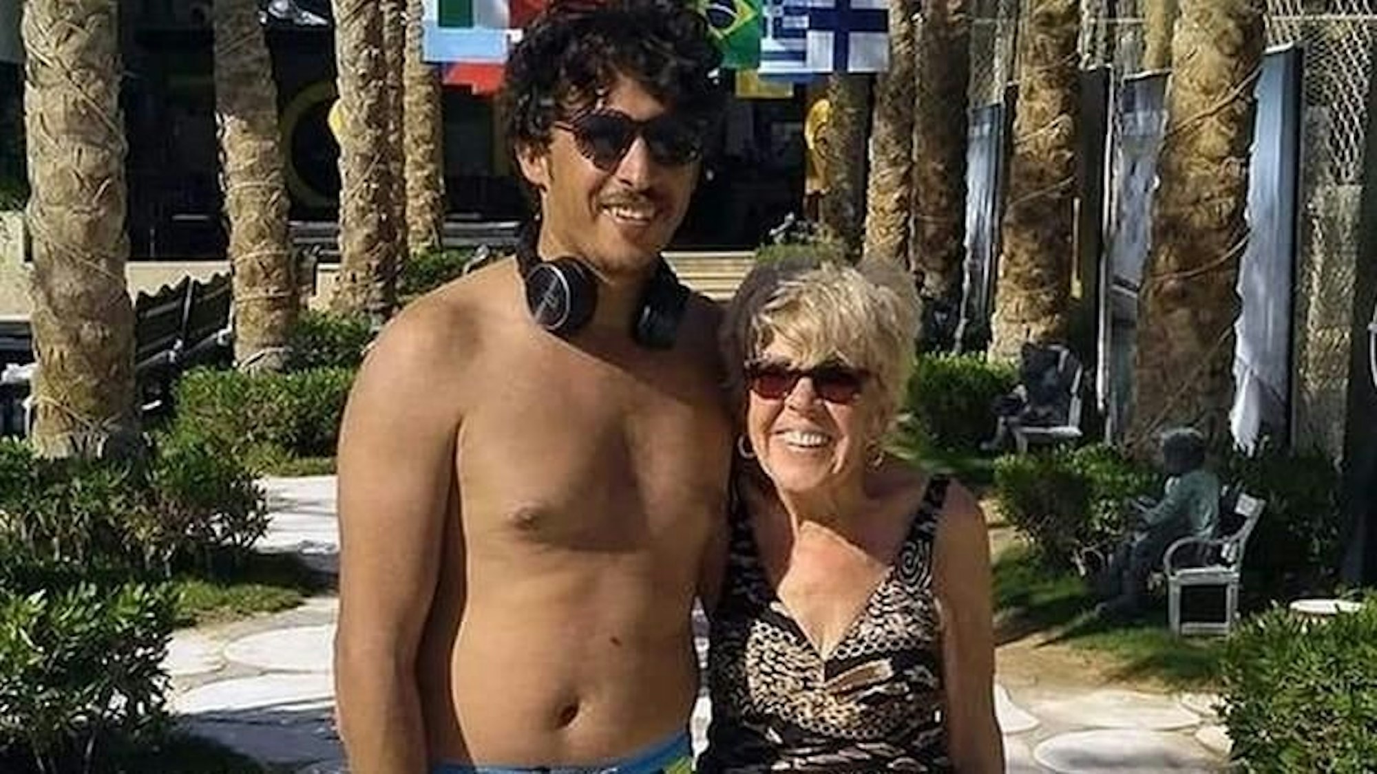 Iris Jones und Mohammed Ibriham.