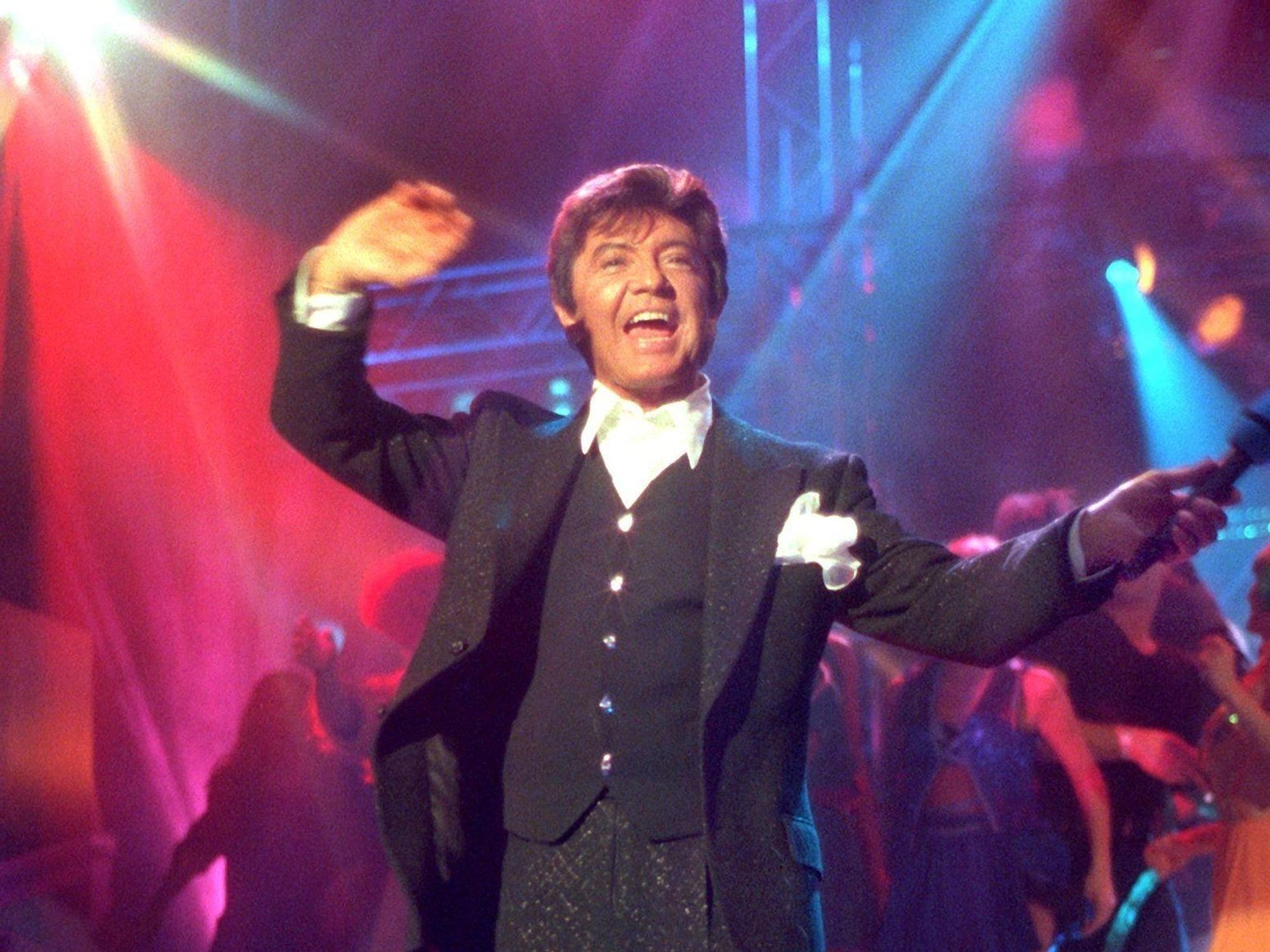 Rex Gildo bei einer RTL-Schlagergala in Erfurt.