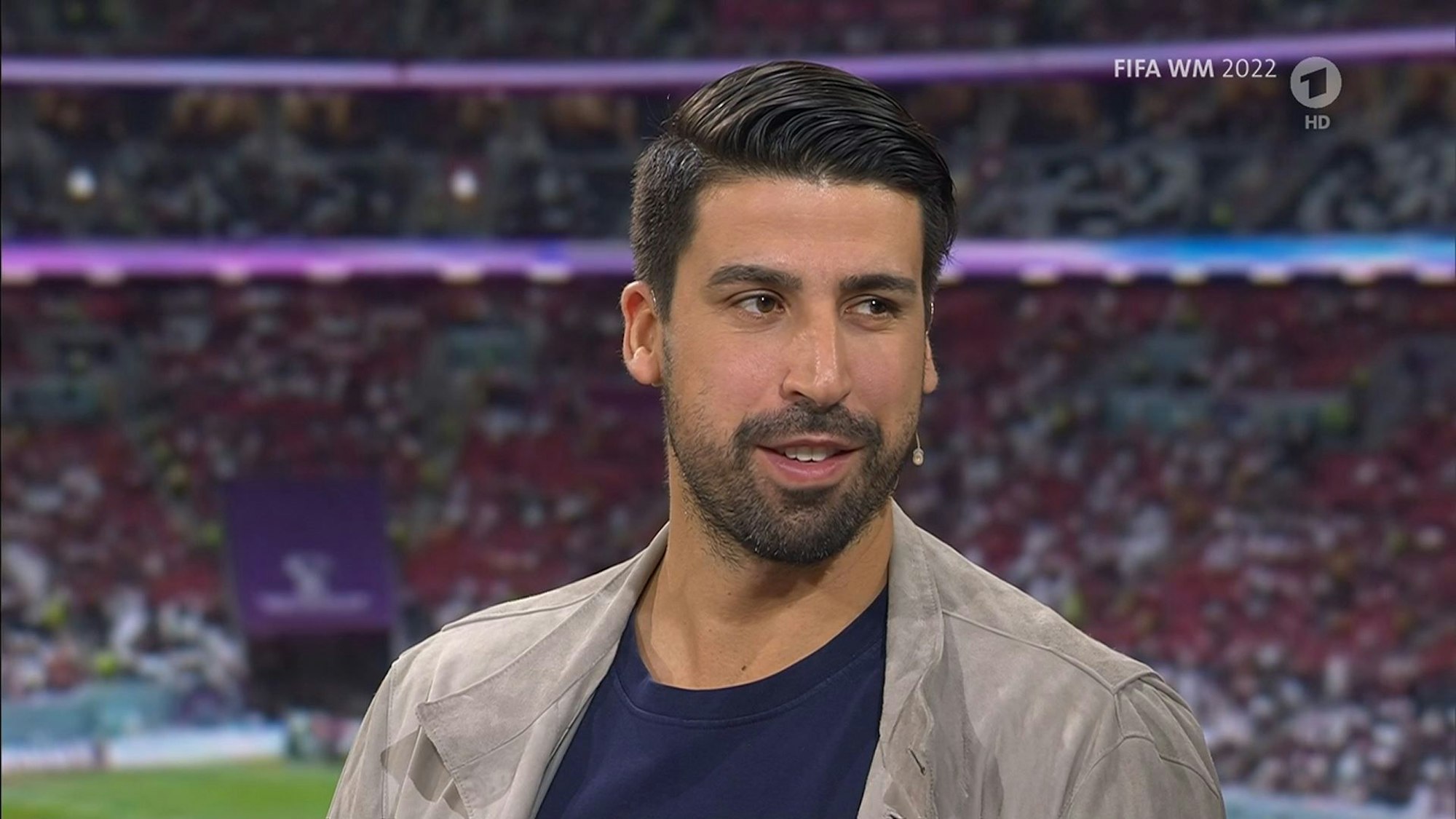 Sami Khedira spricht im WM-Studio der ARD über die WM 2022.