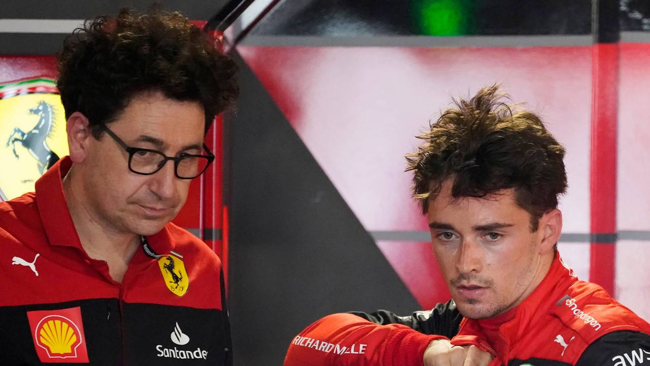 Mattia Binotto und Charles Leclerc sprechen über Ferrari.