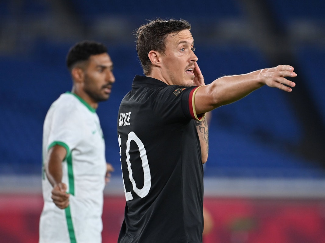 Max Kruse im DFB-Trikot bei den Olympischen Sommerspielen 2021 in Tokio.