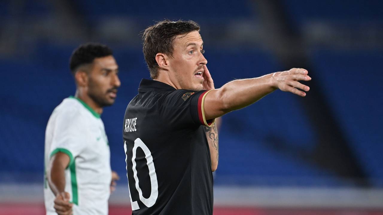 Max Kruse im DFB-Trikot bei den Olympischen Sommerspielen 2021 in Tokio.