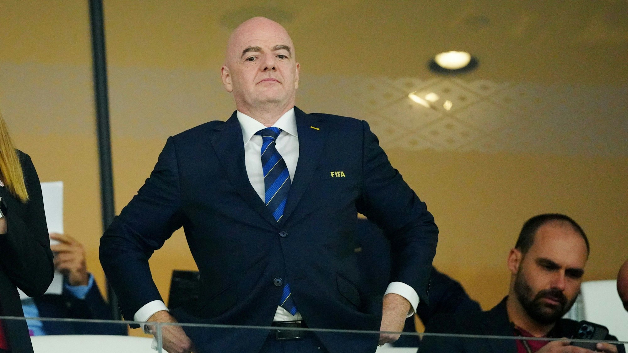 Gianni Infantino beim WM-Spiel am 29. November 2022.