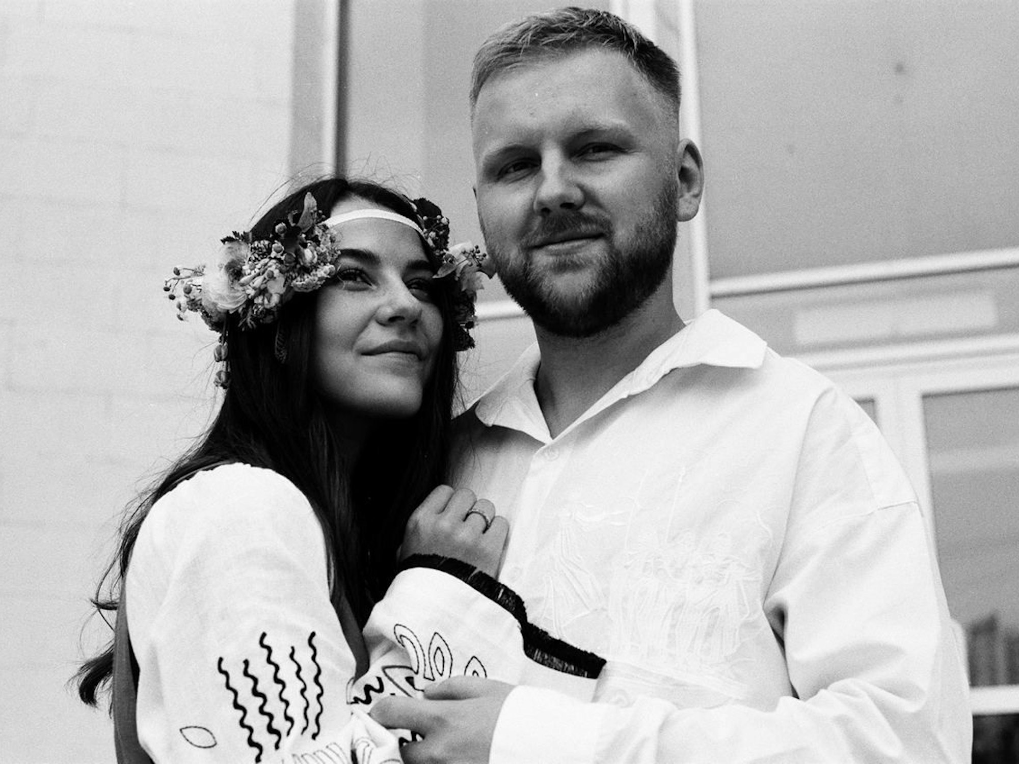 Olja und ihr Mann Artem.