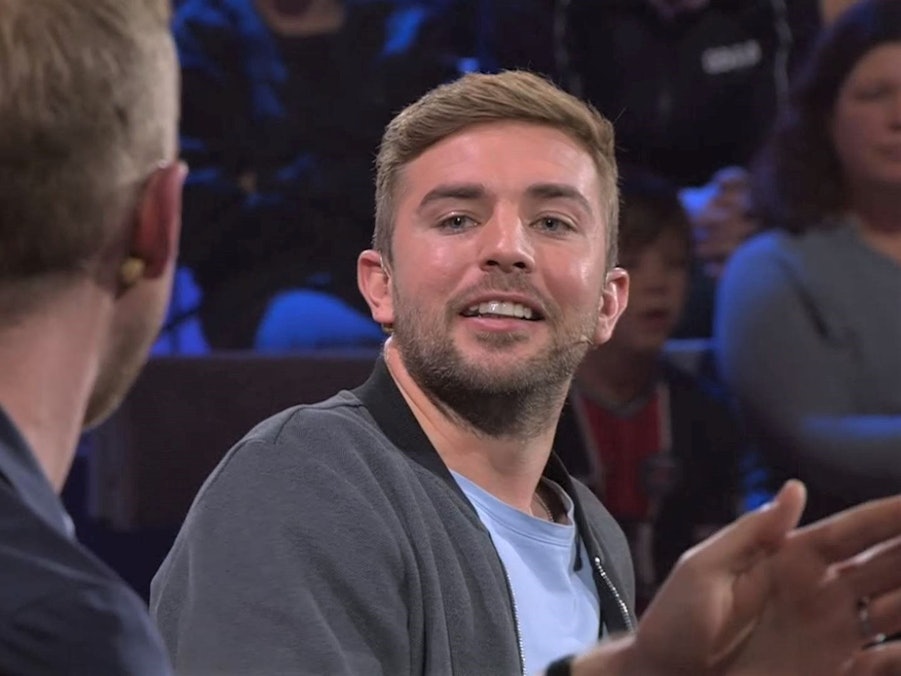 Christoph Kramer und Per Mertesacker im Gespräch bei der WM-Übertragung im ZDF.
