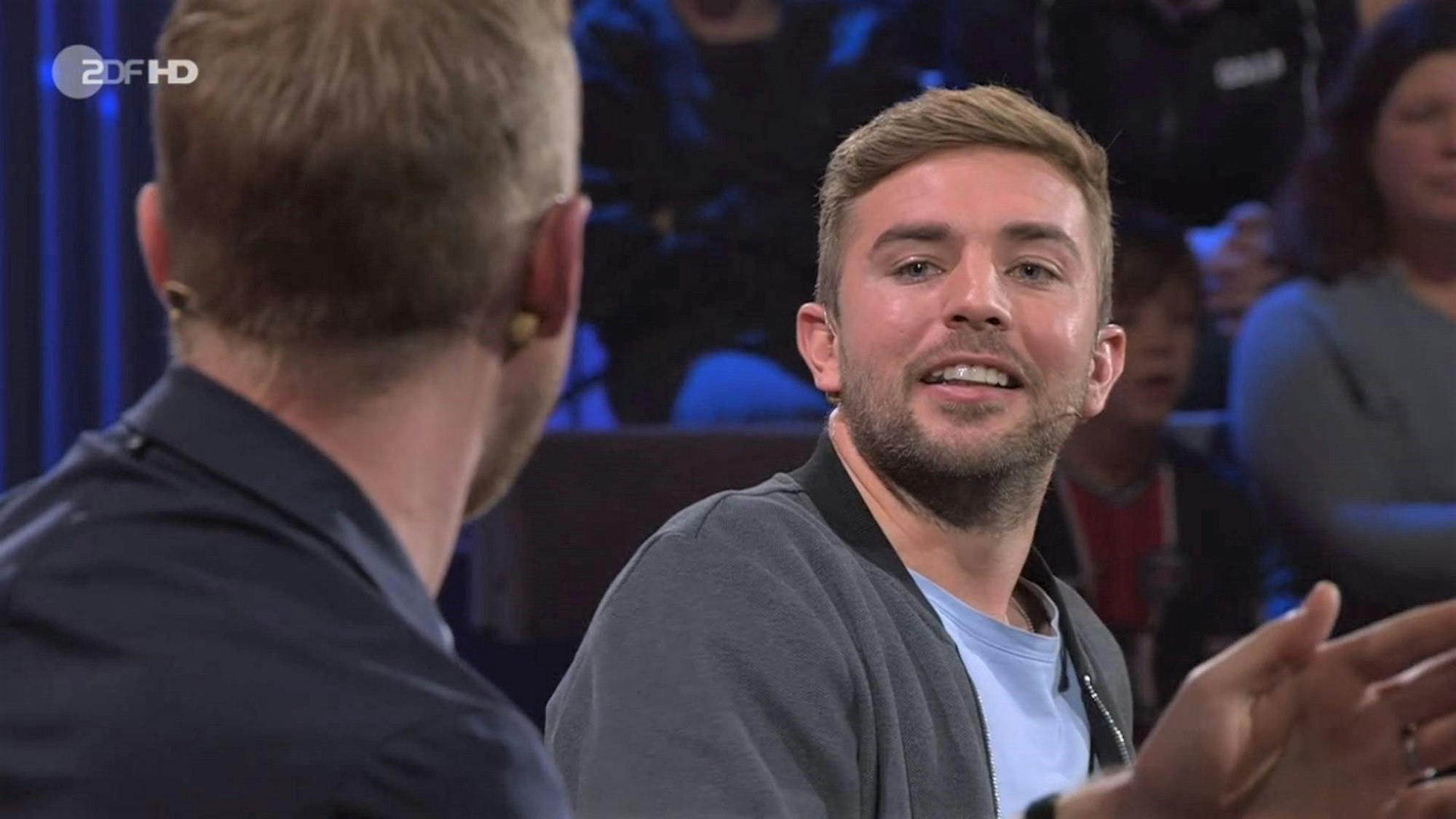 Christoph Kramer und Per Mertesacker im Gespräch bei der WM-Übertragung im ZDF.