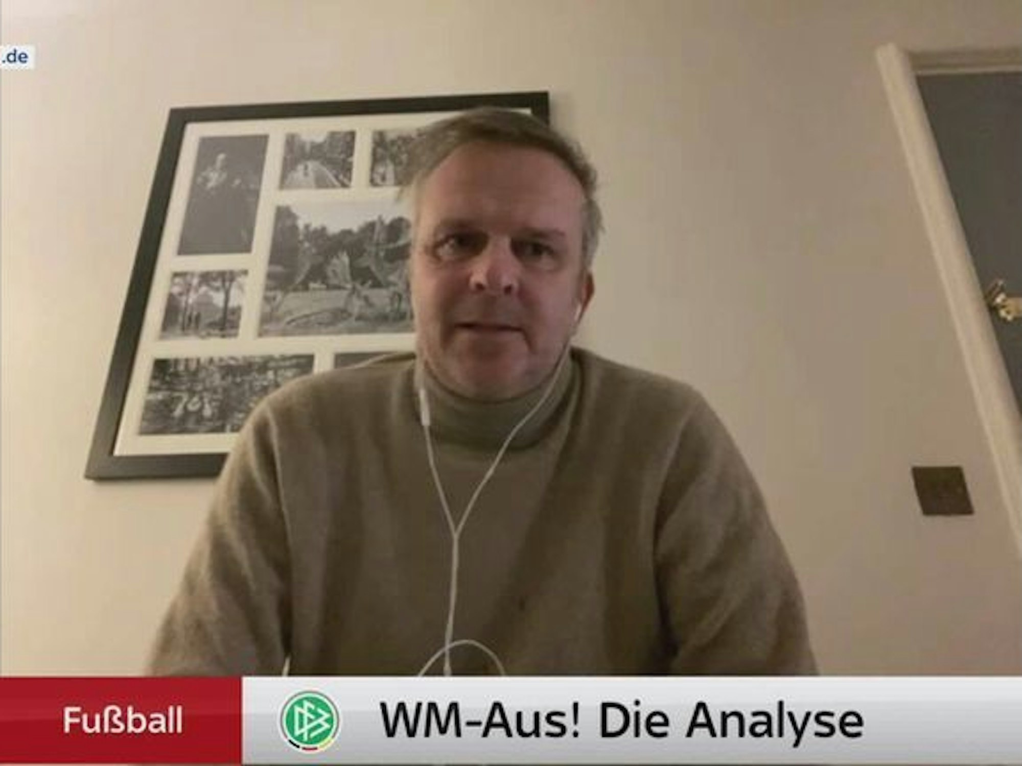 Dietmar Hamann bei seiner Sky-Schalte.